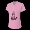 Ladies' Tek 2-Button Henley Shirt Thumbnail