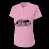 Ladies' Tek 2-Button Henley Shirt Thumbnail