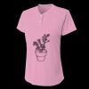 Ladies' Tek 2-Button Henley Shirt Thumbnail