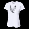 Ladies' Birds-Eye Mesh V-Neck T-Shirt Thumbnail