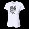 Ladies' Birds-Eye Mesh V-Neck T-Shirt Thumbnail