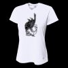 Ladies' Birds-Eye Mesh V-Neck T-Shirt Thumbnail