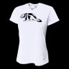 Ladies' Birds-Eye Mesh V-Neck T-Shirt Thumbnail