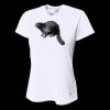 Ladies' Birds-Eye Mesh V-Neck T-Shirt Thumbnail