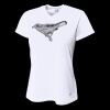 Ladies' Birds-Eye Mesh V-Neck T-Shirt Thumbnail