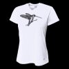 Ladies' Birds-Eye Mesh V-Neck T-Shirt Thumbnail