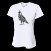 Ladies' Birds-Eye Mesh V-Neck T-Shirt Thumbnail