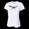 Ladies' Birds-Eye Mesh V-Neck T-Shirt Thumbnail