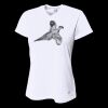 Ladies' Birds-Eye Mesh V-Neck T-Shirt Thumbnail