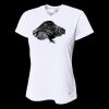 Ladies' Birds-Eye Mesh V-Neck T-Shirt Thumbnail