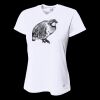 Ladies' Birds-Eye Mesh V-Neck T-Shirt Thumbnail