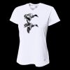 Ladies' Birds-Eye Mesh V-Neck T-Shirt Thumbnail