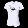 Ladies' Birds-Eye Mesh V-Neck T-Shirt Thumbnail