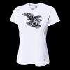 Ladies' Birds-Eye Mesh V-Neck T-Shirt Thumbnail