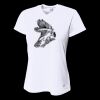 Ladies' Birds-Eye Mesh V-Neck T-Shirt Thumbnail