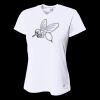 Ladies' Birds-Eye Mesh V-Neck T-Shirt Thumbnail