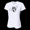 Ladies' Birds-Eye Mesh V-Neck T-Shirt Thumbnail