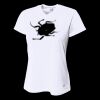 Ladies' Birds-Eye Mesh V-Neck T-Shirt Thumbnail