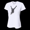 Ladies' Birds-Eye Mesh V-Neck T-Shirt Thumbnail