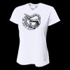 Ladies' Birds-Eye Mesh V-Neck T-Shirt Thumbnail