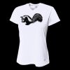 Ladies' Birds-Eye Mesh V-Neck T-Shirt Thumbnail