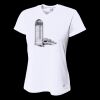 Ladies' Birds-Eye Mesh V-Neck T-Shirt Thumbnail