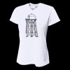 Ladies' Birds-Eye Mesh V-Neck T-Shirt Thumbnail