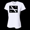 Ladies' Birds-Eye Mesh V-Neck T-Shirt Thumbnail