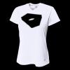 Ladies' Birds-Eye Mesh V-Neck T-Shirt Thumbnail