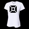 Ladies' Birds-Eye Mesh V-Neck T-Shirt Thumbnail