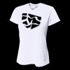 Ladies' Birds-Eye Mesh V-Neck T-Shirt Thumbnail