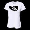 Ladies' Birds-Eye Mesh V-Neck T-Shirt Thumbnail