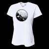 Ladies' Birds-Eye Mesh V-Neck T-Shirt Thumbnail