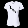 Ladies' Birds-Eye Mesh V-Neck T-Shirt Thumbnail