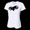 Ladies' Birds-Eye Mesh V-Neck T-Shirt Thumbnail