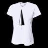 Ladies' Birds-Eye Mesh V-Neck T-Shirt Thumbnail