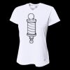 Ladies' Birds-Eye Mesh V-Neck T-Shirt Thumbnail