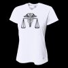 Ladies' Birds-Eye Mesh V-Neck T-Shirt Thumbnail