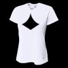 Ladies' Birds-Eye Mesh V-Neck T-Shirt Thumbnail