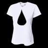 Ladies' Birds-Eye Mesh V-Neck T-Shirt Thumbnail