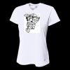 Ladies' Birds-Eye Mesh V-Neck T-Shirt Thumbnail