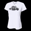 Ladies' Birds-Eye Mesh V-Neck T-Shirt Thumbnail