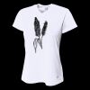 Ladies' Birds-Eye Mesh V-Neck T-Shirt Thumbnail