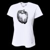 Ladies' Birds-Eye Mesh V-Neck T-Shirt Thumbnail