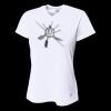 Ladies' Birds-Eye Mesh V-Neck T-Shirt Thumbnail