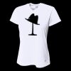 Ladies' Birds-Eye Mesh V-Neck T-Shirt Thumbnail