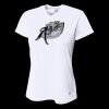 Ladies' Birds-Eye Mesh V-Neck T-Shirt Thumbnail