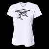 Ladies' Birds-Eye Mesh V-Neck T-Shirt Thumbnail