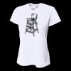 Ladies' Birds-Eye Mesh V-Neck T-Shirt Thumbnail