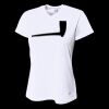 Ladies' Birds-Eye Mesh V-Neck T-Shirt Thumbnail